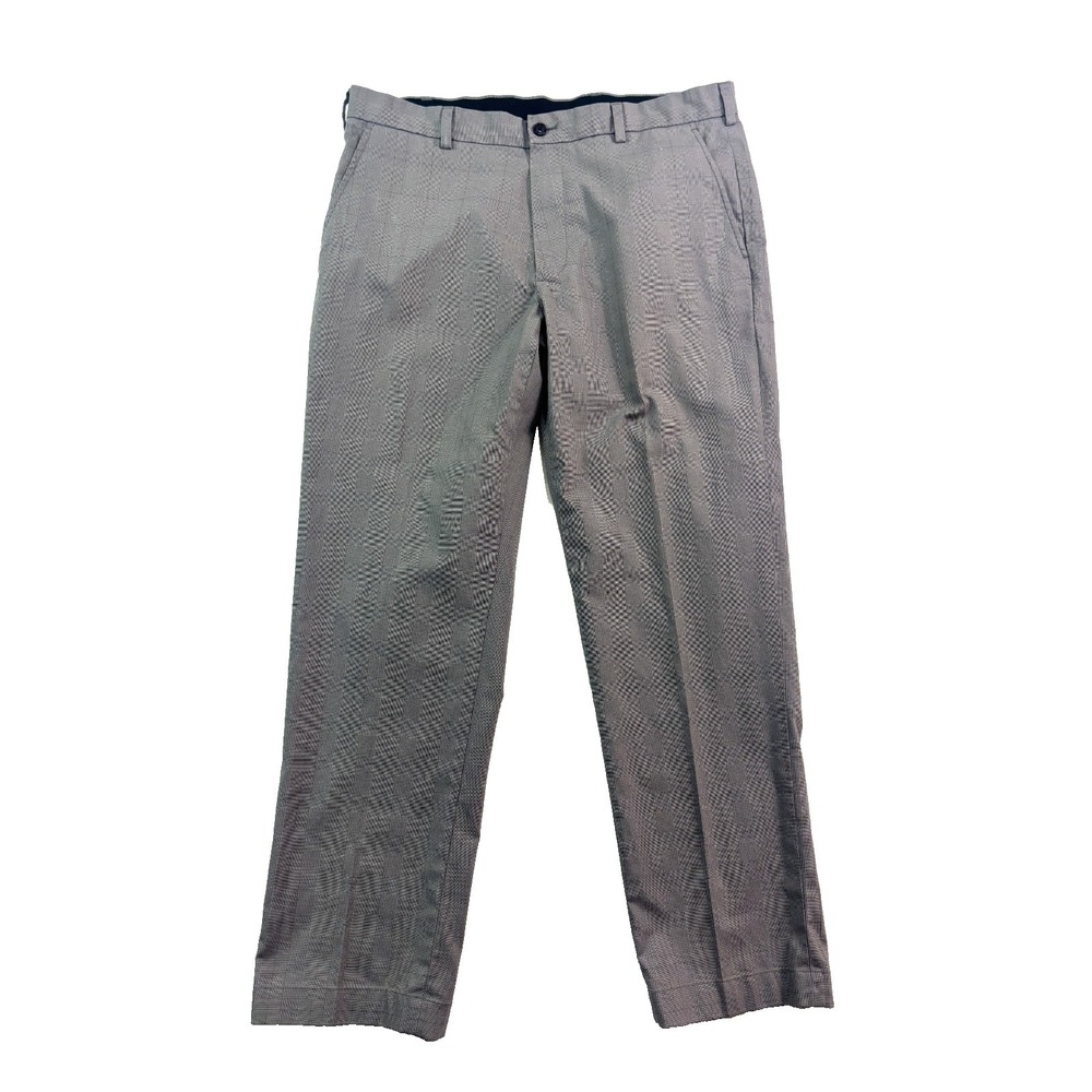 Brooks Brothers 36x30 Gray Glen Plaid Lightweight Advantage Chino Clark Pants - Picture 1 of 9